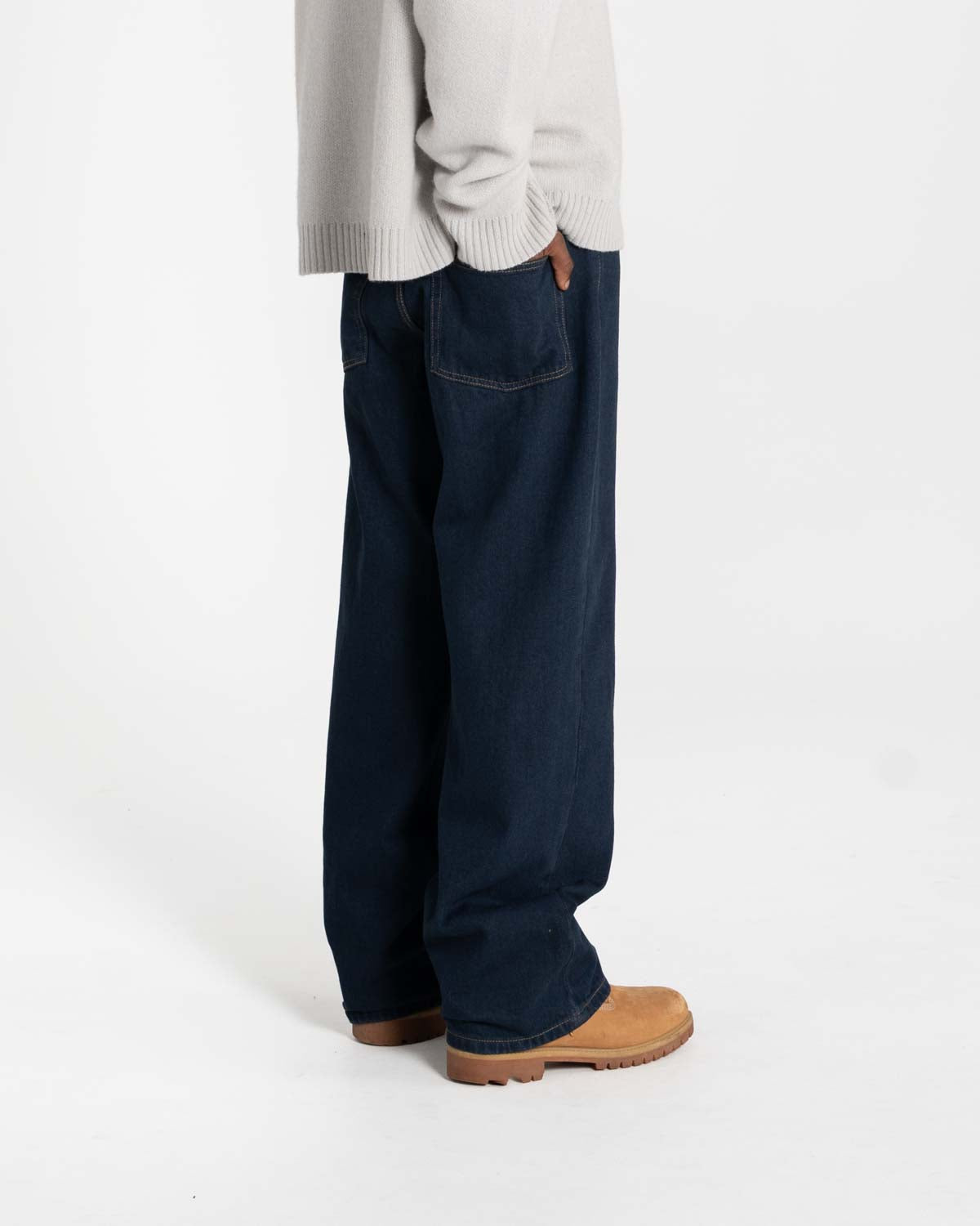 Baggy denim jeans indigo